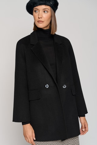 Manteau en laine - Noir