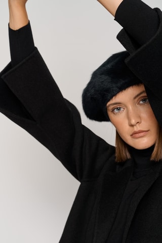 Manteau en laine - Noir