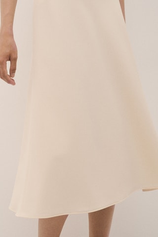 Jupe midi - Ecru