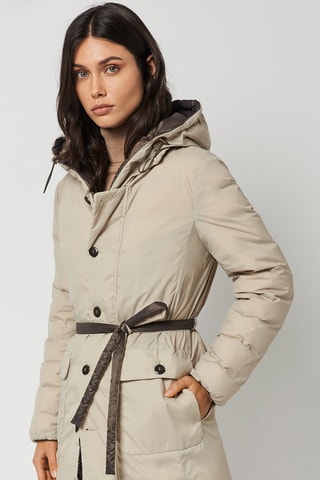 Doudoune réversible - Beige et marron