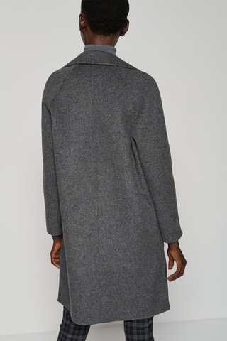 Manteau en laine - Gris chiné