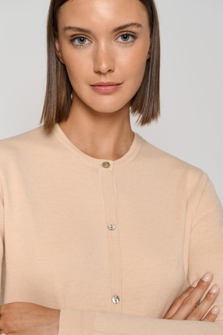 Gilet en soie et laine - Ivoire