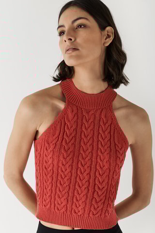 Crop top - Rouge brique