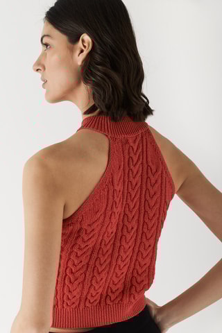 Crop top - Rouge brique