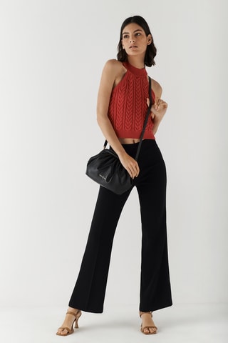 Crop top - Rouge brique