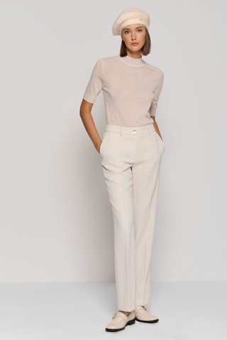 Blouse en laine - Crème