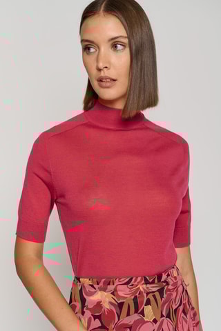 Blouse en laine - Rouge