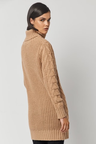 Pull en laine et alpaga - Camel