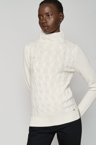 Pull en laine et cachemire - Blanc