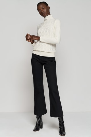 Pull en laine et cachemire - Blanc