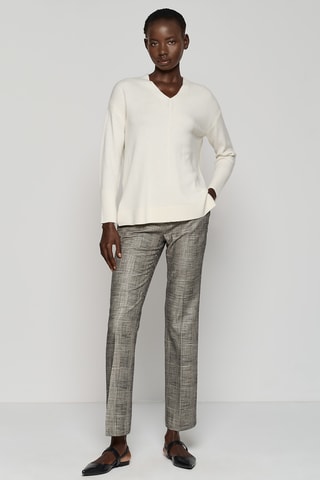 Pull en laine et cachemire - Blanc