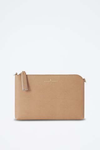 Pochette en cuir - Camel