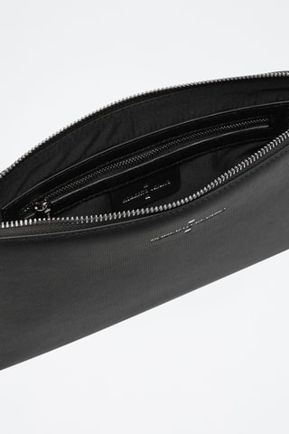 Pochette en cuir - Noir