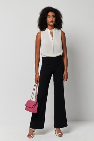 Sac porté épaule en cuir - Fuchsia