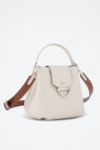 Sac seau en cuir - Ivoire