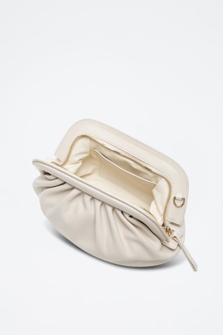 Pochette en cuir - Ivoire