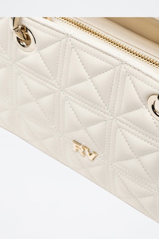 Sac à main en cuir - Ivoire