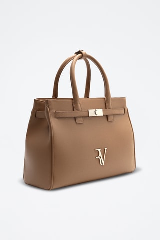 Sac à main en cuir - Marron