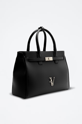 Sac à main en cuir - Noir