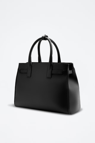 Sac à main en cuir - Noir