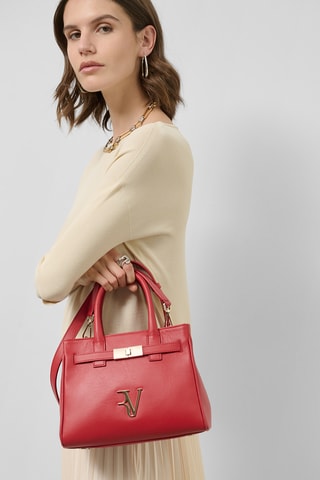 Sac à main en cuir - Rouge