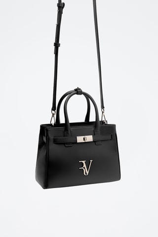 Sac à main en cuir - Noir