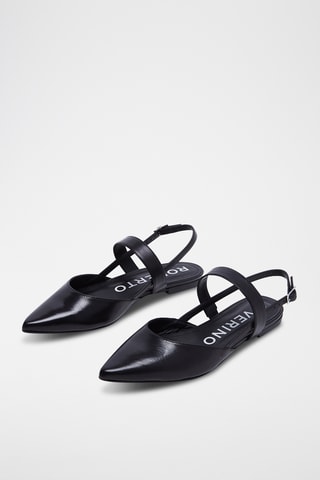 Sandales en cuir - Noir