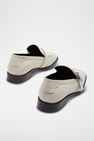 Mocassins en cuir - Beige