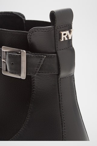 Bottines Chelsea en cuir - Noir