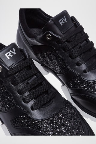 Baskets en cuir - Noir