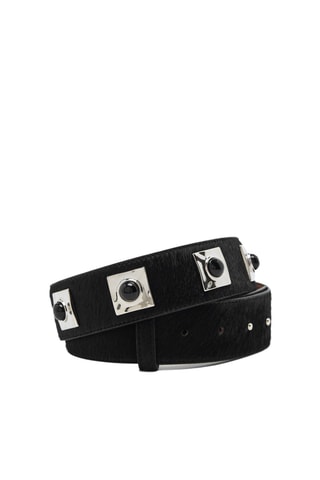 Ceinture en cuir - Noir