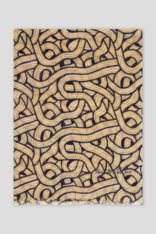 Foulard en laine - Jaune