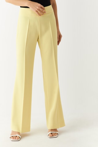 Pantalon droit - Jaune pâle