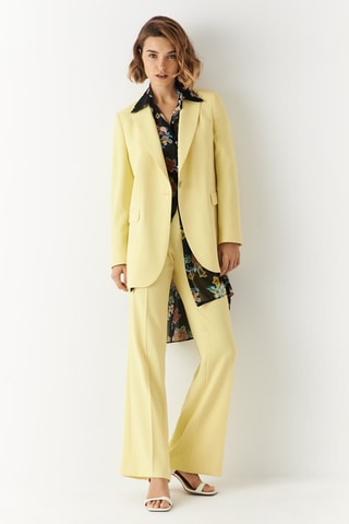 Pantalon droit - Jaune pâle