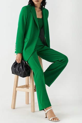Pantalon droit - Vert