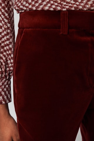 Pantalon en velours - Bordeaux