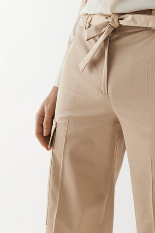 Pantalon cargo - Camel