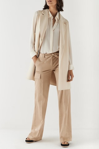 Pantalon cargo - Camel