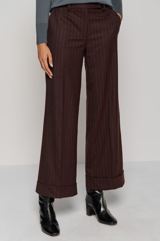Pantalon en laine - Marron