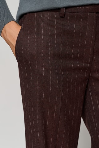 Pantalon en laine - Marron