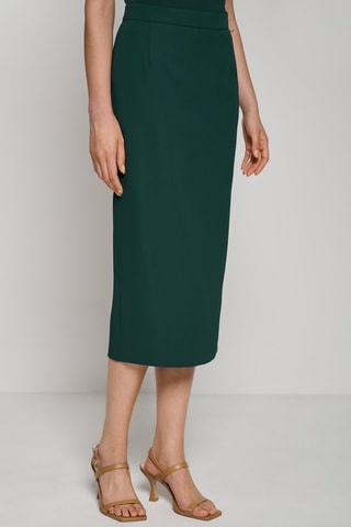 Jupe midi - Vert foncé
