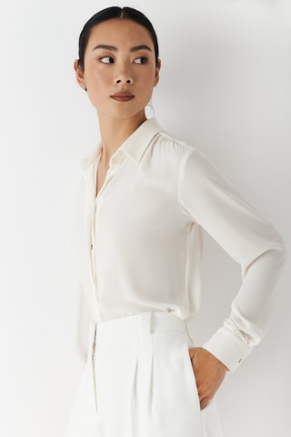 Chemisier - Blanc