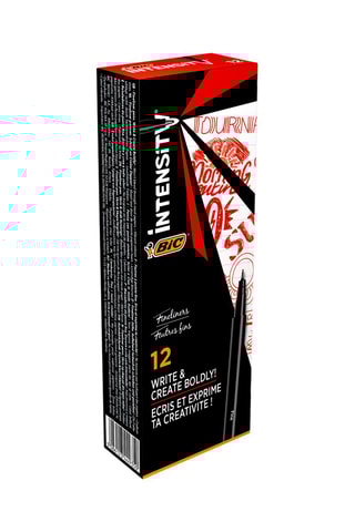 12 marqueurs Intensity fine - Encre rouge