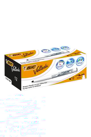 12 marqueurs effaçables à sec pour tableau blanc - Medium