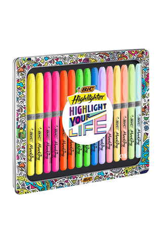 Coffret surligneurs Highlighter Grip  -  16 pièces