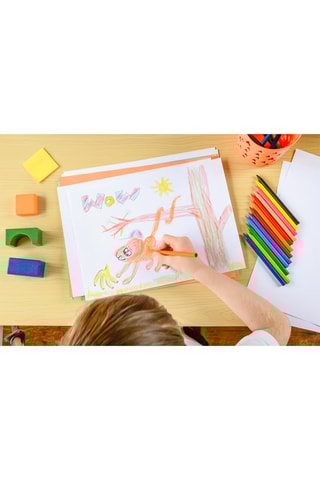 24 crayons de couleurs Plastidecor - Vert et bleu