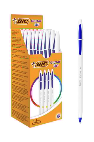 20 stylos-bille Cristal - Encre bleue