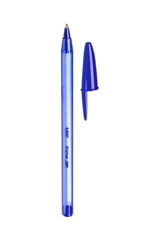 50 Cristal Soft Stylos-bille pointe moyenne - Bleu