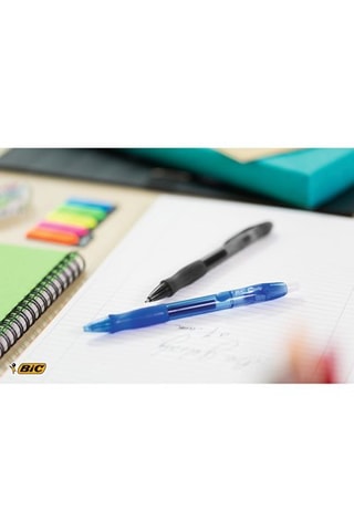 12 stylos-bille Gelo - Encre bleue