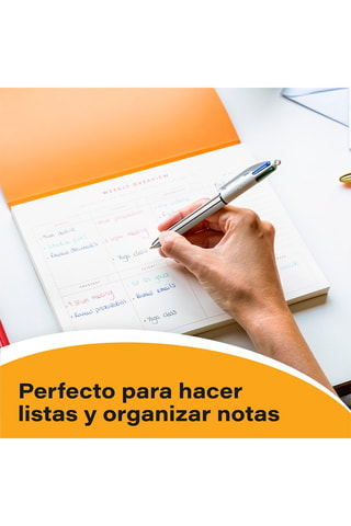 12 stylos-bille Grip Med - 4 encres